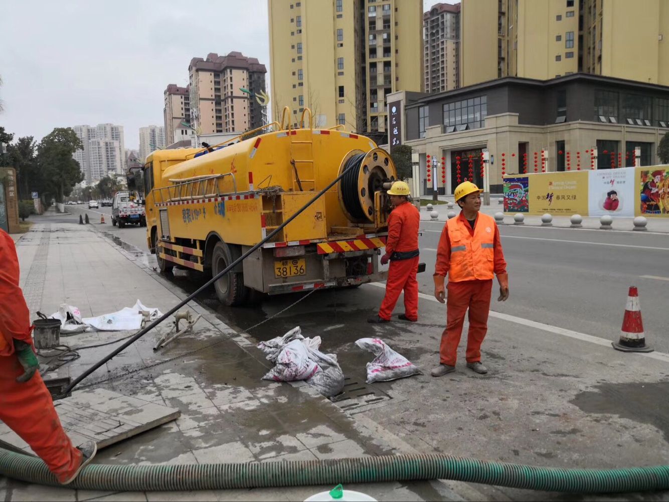 鲤城排污管道清淤-管道清洗